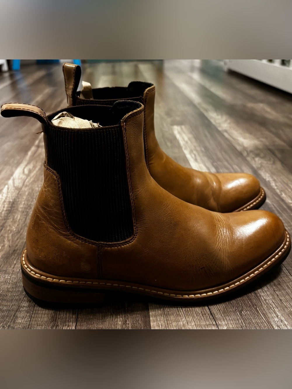 Nisolo Carmen Chelsea Boots in Tan